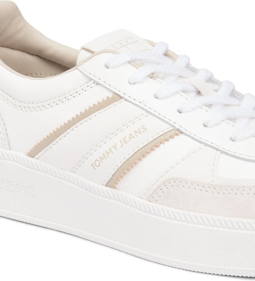 Tommy Jeans Sneakers laag 'The Greenwich Edge' beige lichtbeige wit - Foto 4