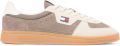 Tommy Jeans Sneakers laag 'THE GREENWiCH EDGE' crème navy bruin rood - Lichtbruin