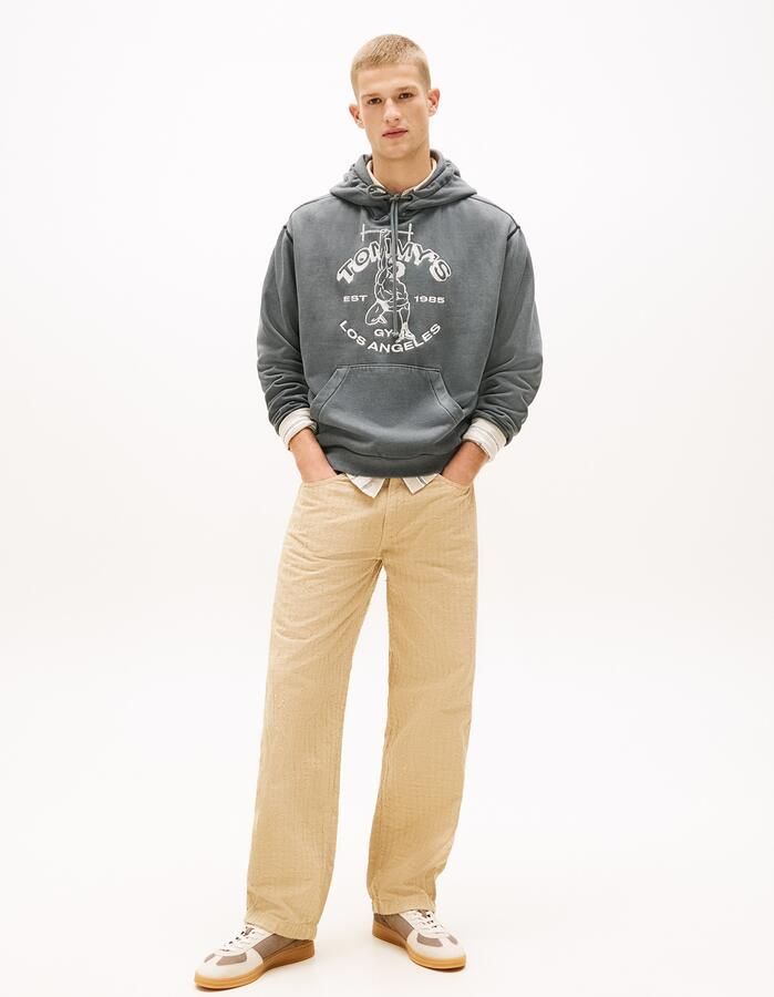 Tommy Jeans Sneakers laag 'THE GREENWiCH EDGE' crème navy bruin rood - Foto 5