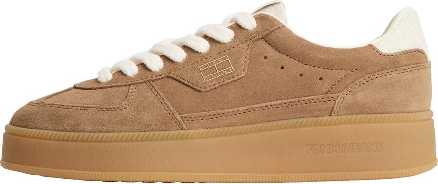 Tommy Jeans Sneakers laag 'THE GREENWICH EDGE MAX' lichtbruin natuurwit