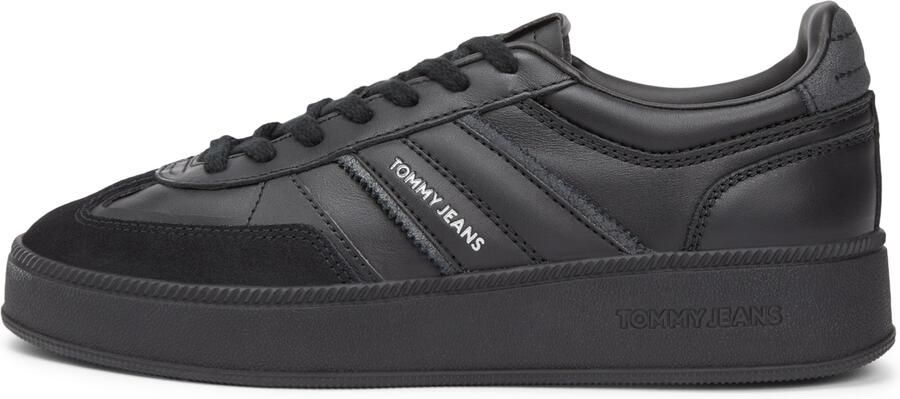 Tommy Jeans Sneakers laag 'THE GREENWICH EDGE' zwart zilver