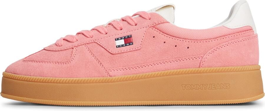 Tommy Jeans Sneakers laag 'The Greenwich' rosa wit