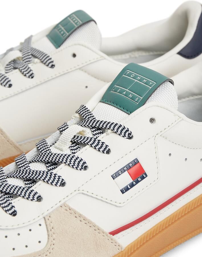 Tommy Jeans Sneakers laag 'The Greenwich' sand navy rood wit - Foto 3