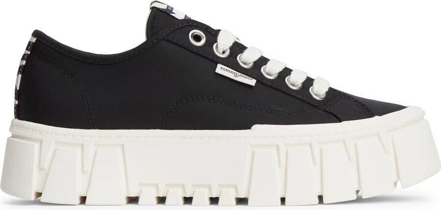 Tommy Jeans Sneakers laag 'Zebra Print Logo Platform Cupsole' zwart - Foto 6