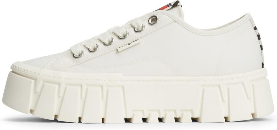 Tommy Jeans Sneakers laag 'Zebra' wit