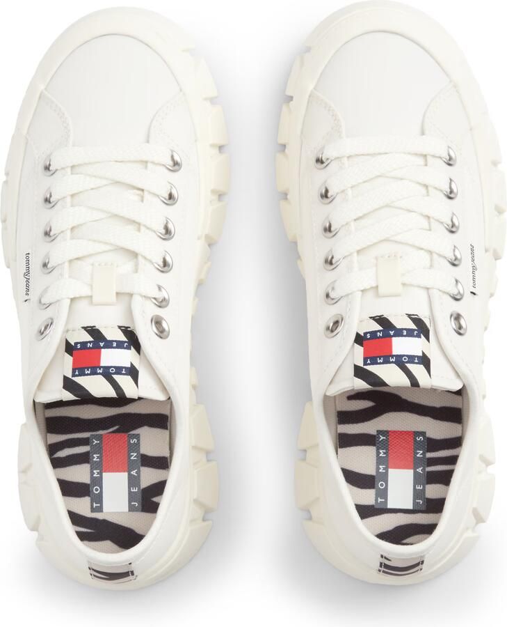 Tommy Jeans Sneakers laag 'Zebra' wit - Foto 2