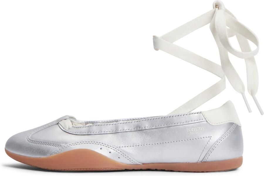 Tommy Jeans Sneakers laag zilver wit