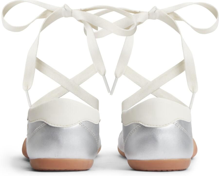 Tommy Jeans Sneakers laag zilver wit - Foto 3