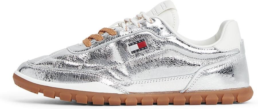 Tommy Jeans Sneakers laag zilver wit