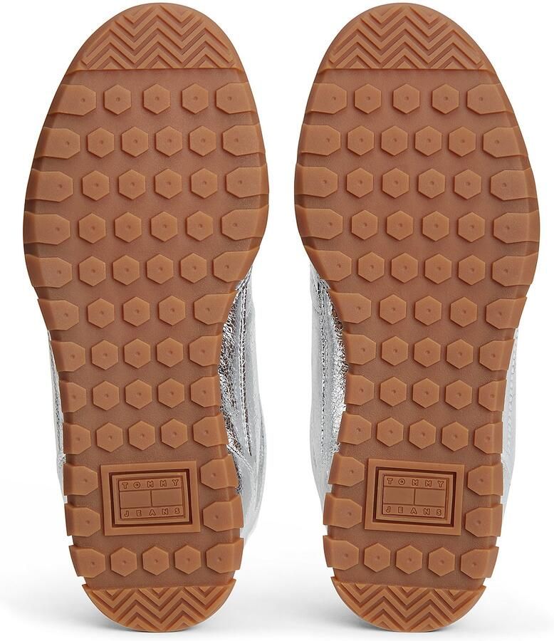 Tommy Jeans Sneakers laag zilver wit - Foto 2