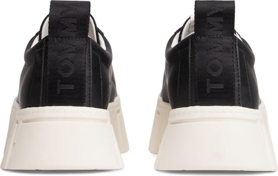 Tommy Jeans Low Top sneaker van echt leer model 'FLATFORM CHUNKY SNEAK' - Foto 4