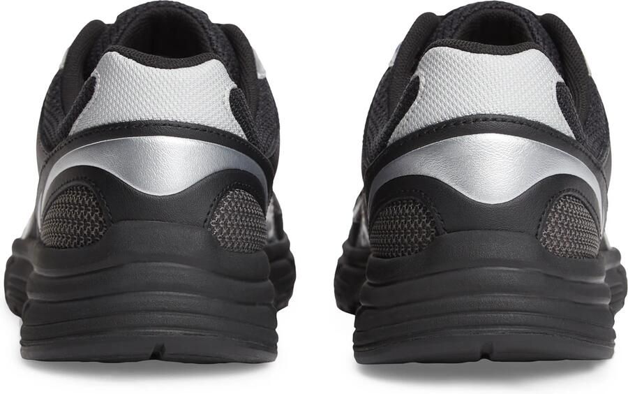 Tommy Jeans Sneakers laag zwart zilver - Foto 4