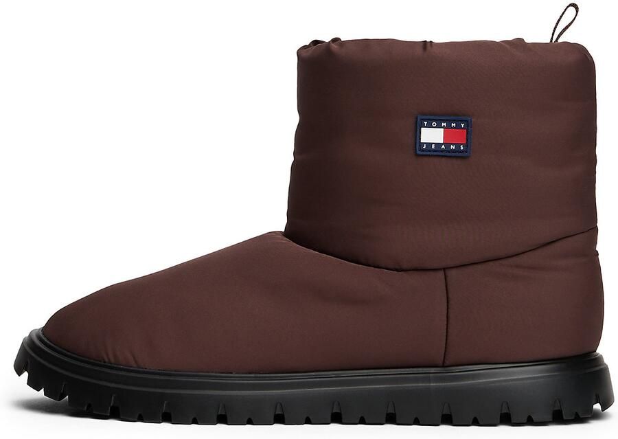 Tommy Jeans Snowboots blauw bruin rood wit