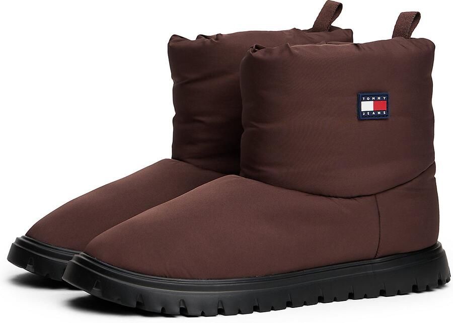 Tommy Jeans Snowboots blauw bruin rood wit - Foto 6