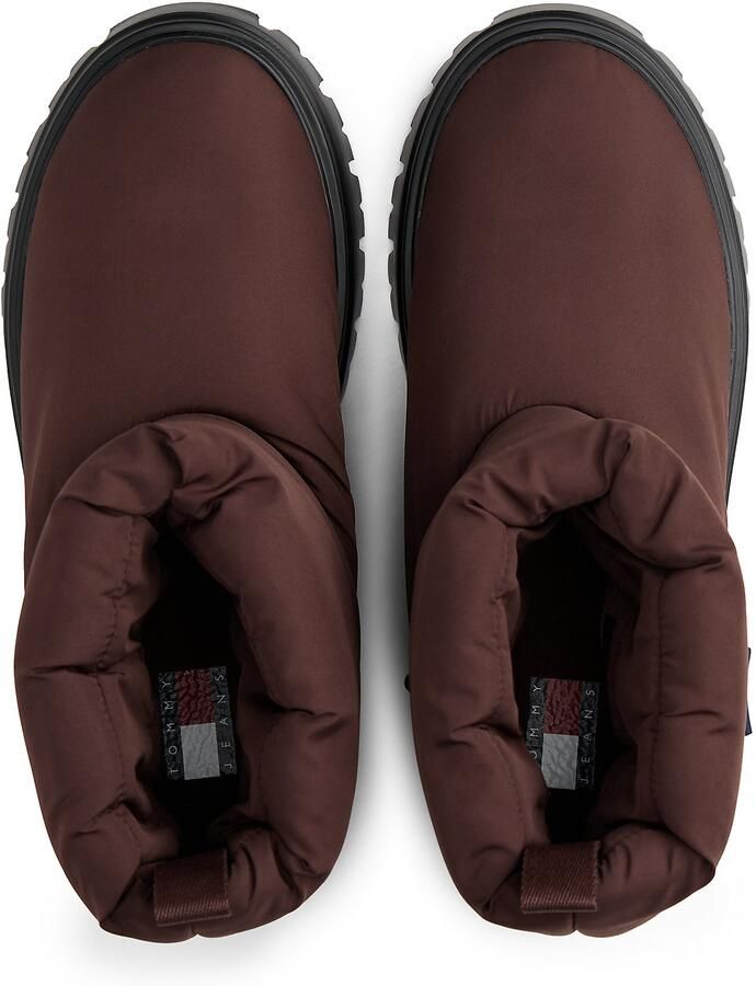 Tommy Jeans Snowboots blauw bruin rood wit - Foto 4