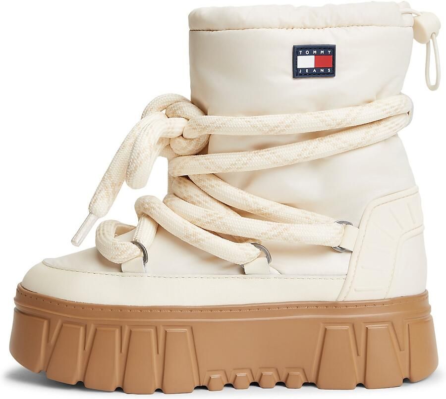 Tommy Jeans Snowboots crème