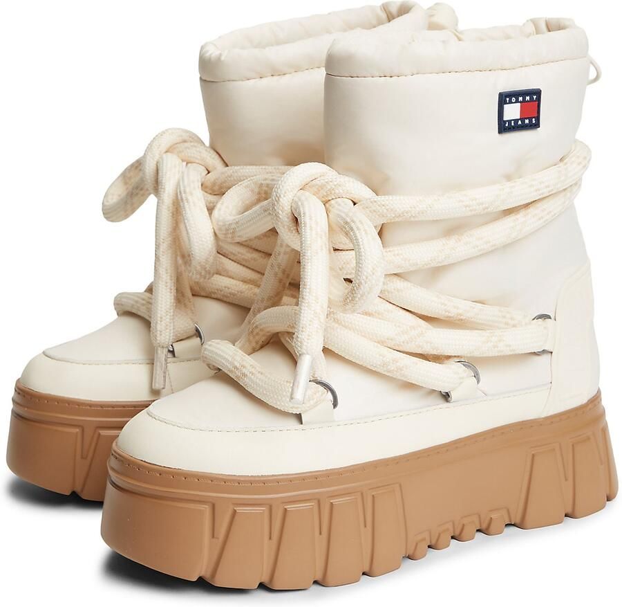 Tommy Jeans Snowboots crème - Foto 4
