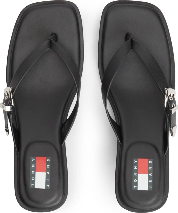 Tommy Jeans Teenslipper 'Kitten Heel Toe Post' zwart - Foto 2