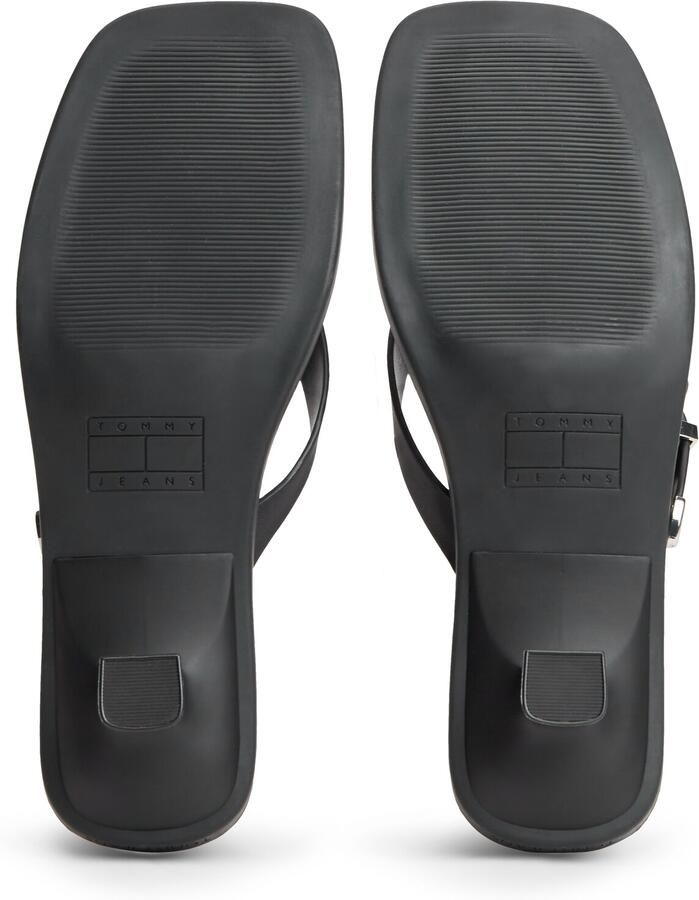 Tommy Jeans Teenslipper 'Kitten Heel Toe Post' zwart - Foto 3