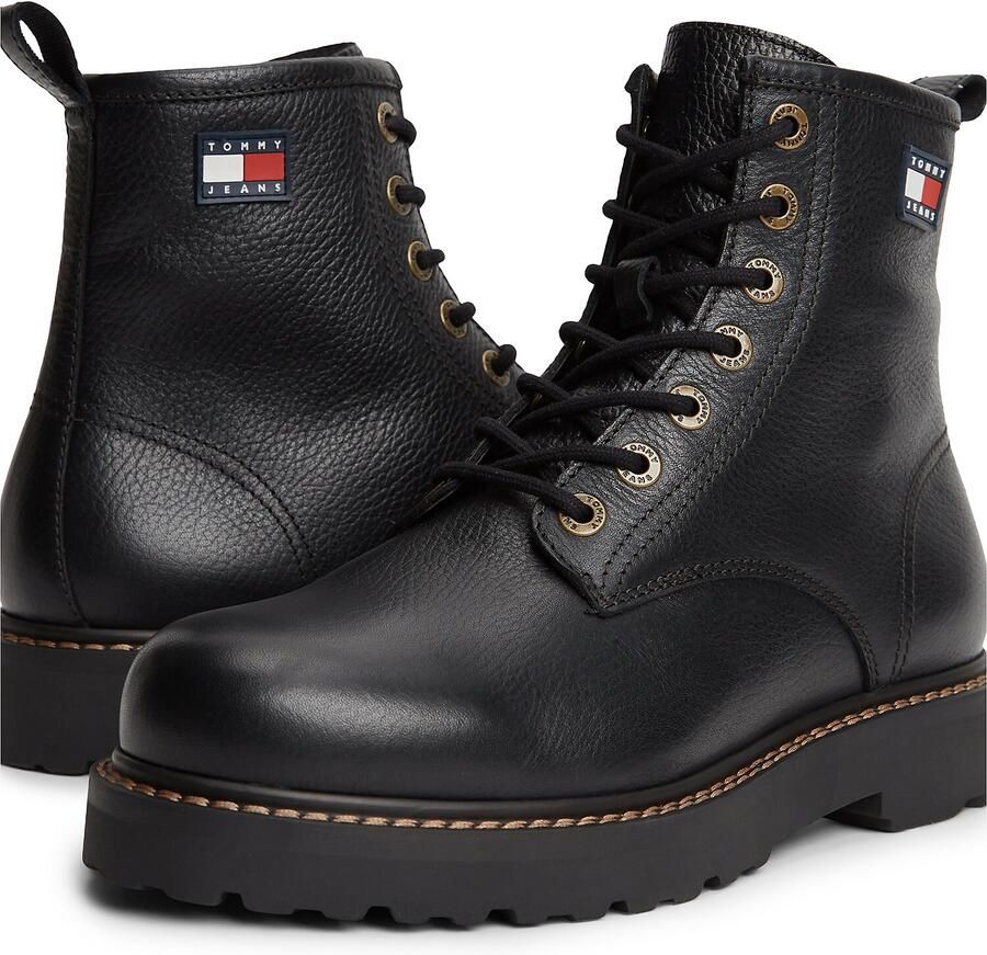 Tommy Jeans Veterboots 'ARCHIVE '01' zwart - Foto 3