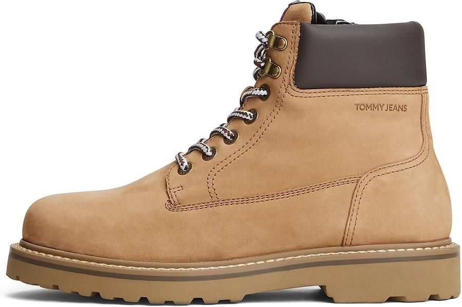 Tommy Jeans Veterboots 'ARCHIVE' cappuccino zwart