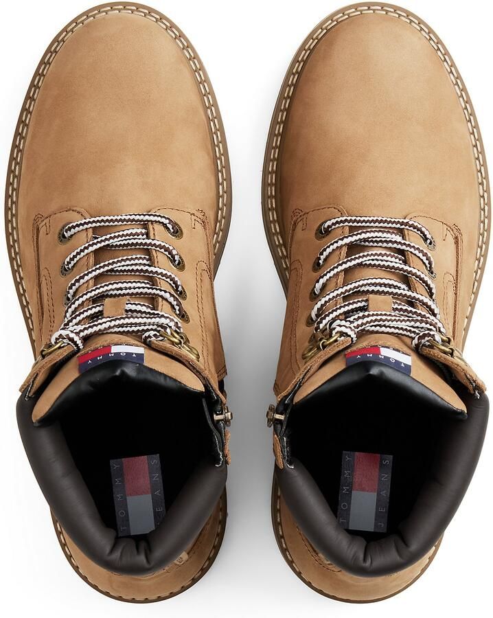 Tommy Jeans Veterboots 'ARCHIVE' cappuccino zwart - Foto 4