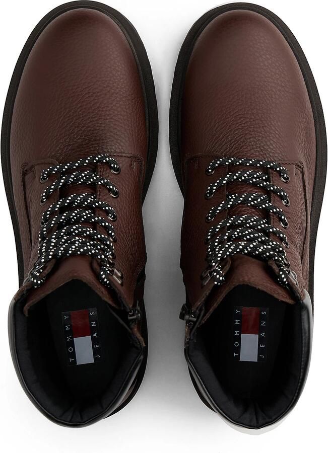 Tommy Jeans Veterboots donkerbruin - Foto 5