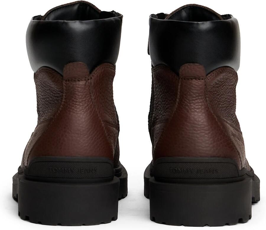 Tommy Jeans Veterboots donkerbruin - Foto 3
