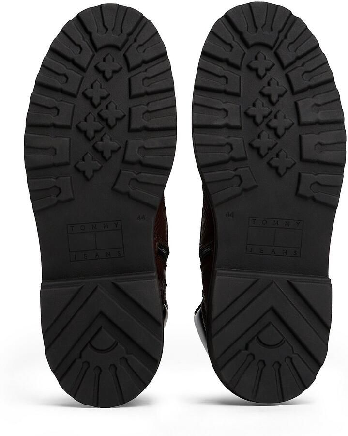 Tommy Jeans Veterboots donkerbruin - Foto 4