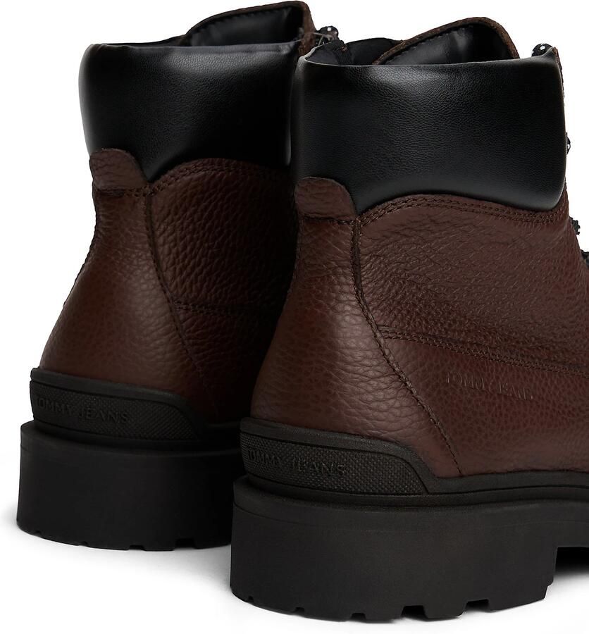 Tommy Jeans Veterboots donkerbruin - Foto 2