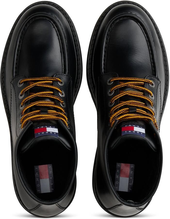 Tommy Jeans Veterboots zwart - Foto 3