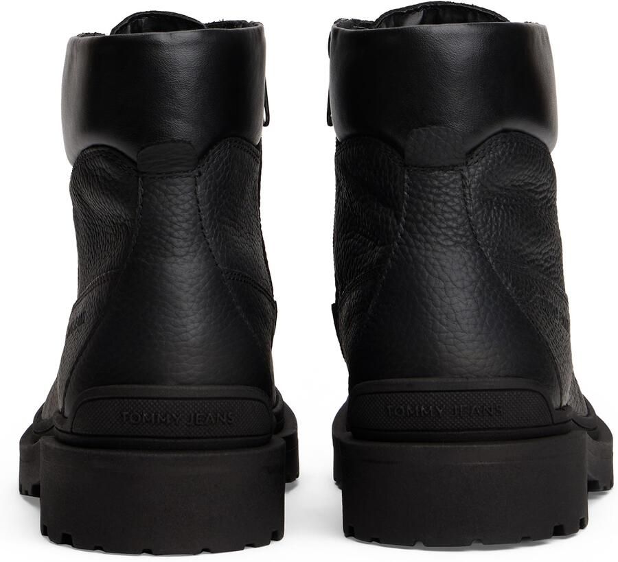 TOMMY JEANS Veterschoenen TJM LACE UP BOOT LEATHER veterenkellaars met zacht gevoerde schachtrand - Foto 2