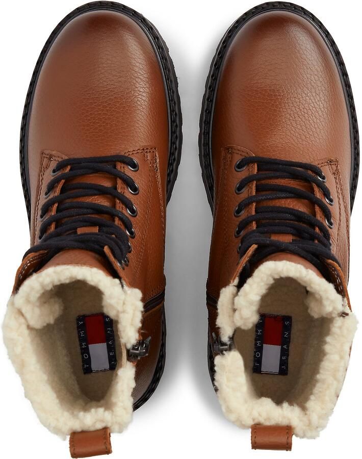 Tommy Jeans Veterlaarsjes bruin - Foto 6