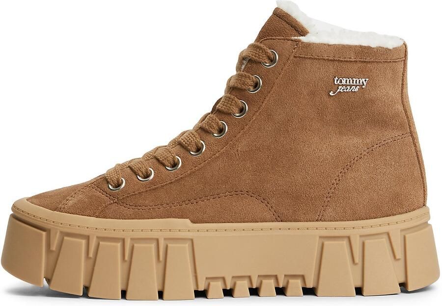 Tommy Jeans Veterlaarsjes bruin
