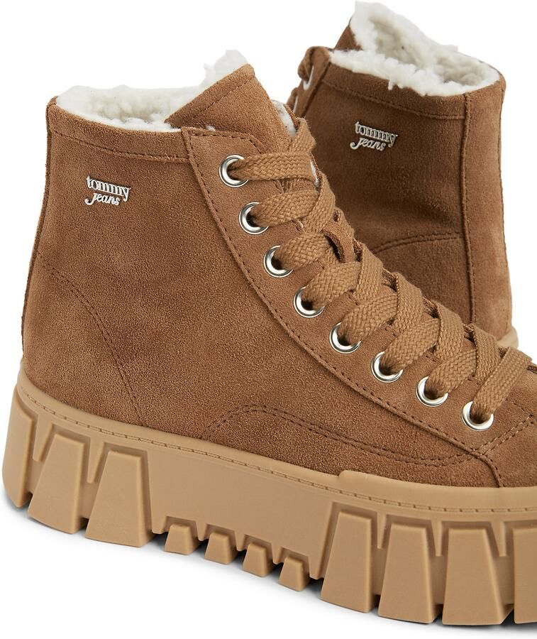 Tommy Jeans Veterlaarsjes bruin - Foto 3