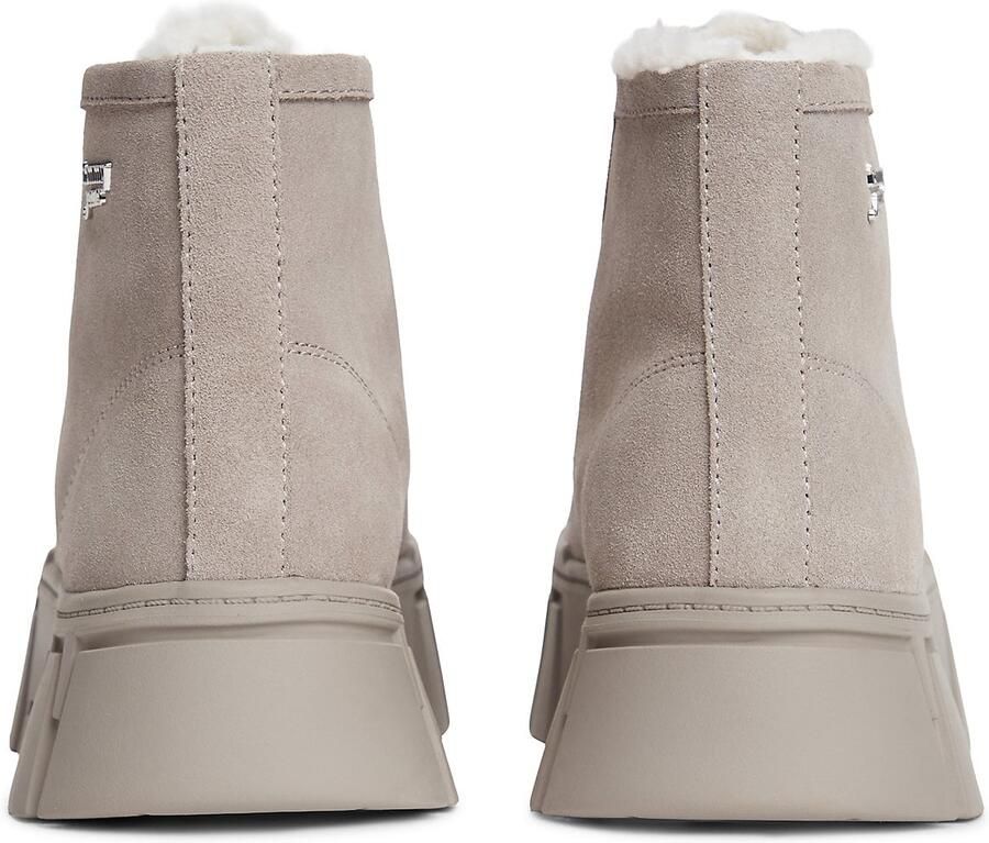 Tommy Jeans Veterlaarsjes stone grey - Foto 3