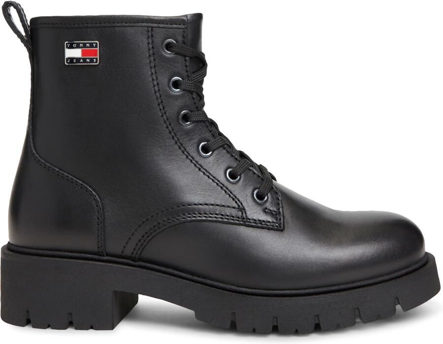 Tommy Jeans Veterlaarsjes zwart - Foto 5