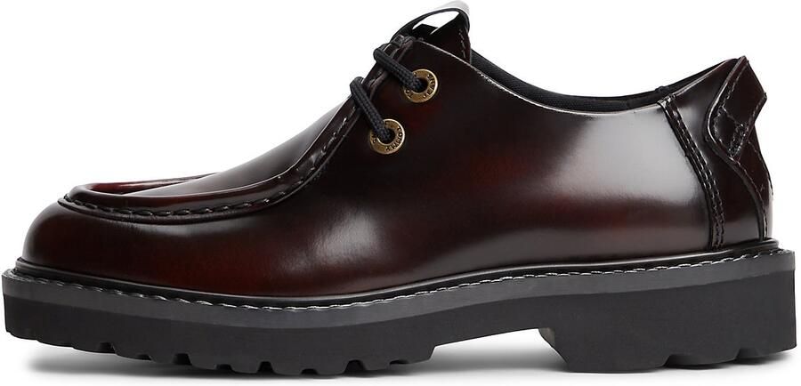 Tommy Jeans Veterschoen chocoladebruin
