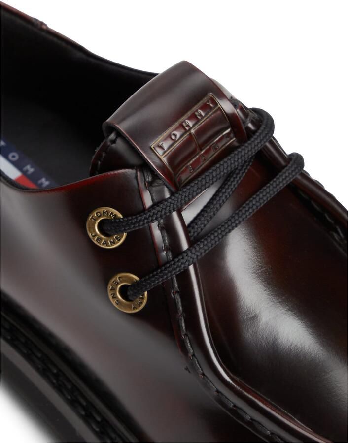 Tommy Jeans Veterschoen chocoladebruin - Foto 4