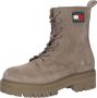 Tommy Jeans Beige Veterschoenen enkellaarsjes Beige Dames - Thumbnail 3