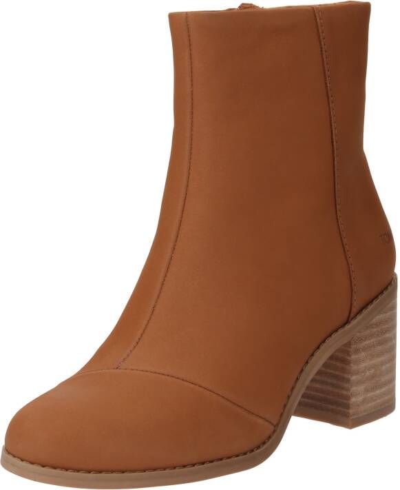 TOMS Enkellaarsjes 'EVELYN' cognac