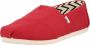 TOMS RED RECYCLED COTTON CANVAS Rood - Thumbnail 1