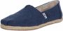 TOMS Seasonal classic Blauw Canvas Espadrilles Dames - Thumbnail 4