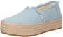 TOMS Espadrilles Dames Valencia Maat: 38 5 Materiaal: Canvas Kleur: Blauw - Thumbnail 3
