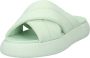 TOMS Shoes ALPARGATA MALLOW CROSSOVER Volwassenen Dames slippers Groen - Thumbnail 2