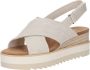 TOMS Diana Crossover Sandalen Dames Beige - Thumbnail 2