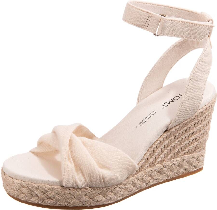 Merkloze Dames Wedge Sandalen met Touwdetail - Foto 2