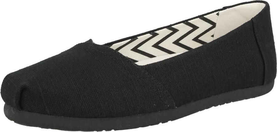 TOMS Ballerina 'ALPARGATA' zwart