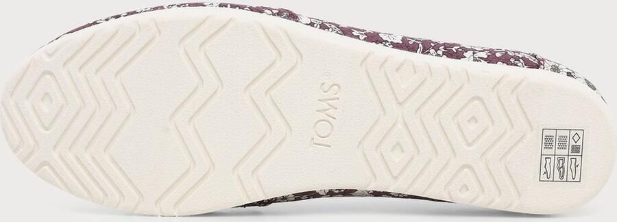 TOMS Ballerina donkergroen bourgogne zwart wit - Foto 6