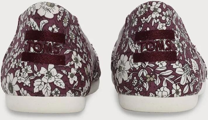 TOMS Ballerina donkergroen bourgogne zwart wit - Foto 5